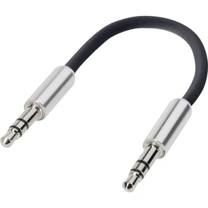 SpeaKa Professional SP-7870496 jack audio prepojovací kábel [1x jack zástrčka 3,5 mm - 1x jack zástrčka 3,5 mm] 10.00 cm