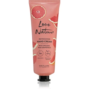 Oriflame Love Nature Organic Pink Grapefruit hydratačný krém na ruky 75 ml