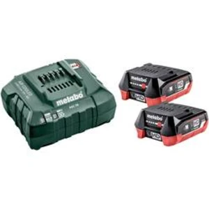 Akumulátor do nářadí a nabíječka, Metabo 685301000, 12 V, 4 Ah, LiHD