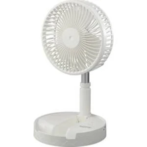 Stolní ventilátor Sygonix 2.5 W, (Ø x v) 197 mm x 975 mm, bílá