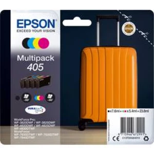 Epson Inkoustová kazeta 405 originál balení po 4 ks černá, žlutá, azurová, purppurová C13T05G64010