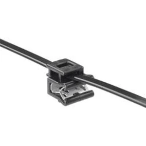 Stahovací pásek se soklem EdgeClip HellermannTyton T50ROSEC5A-PA66W-D1, 200 x 4,6 mm