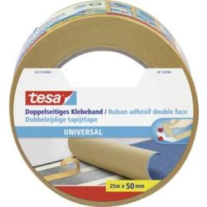 Oboustranná lepicí páska tesa UNIVERSAL 56172-00003-11, (d x š) 25 m x 50 mm, kaučuk, bílá, 1 ks