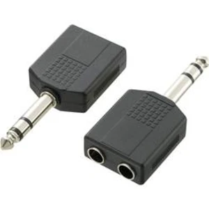 Jack audio Y adaptér SpeaKa Professional SP-7870192, černá