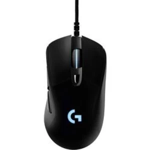 Optická herní myš Logitech Gaming G403 Prodigy 910-004824, ergonomická, s podsvícením, černá