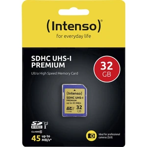 Intenso Premium pamäťová karta SDHC 32 GB Class 10, UHS-I