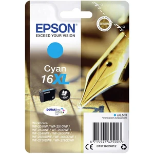 Epson Ink T1632, 16XL originál  zelenomodrá C13T16324012