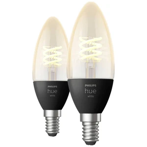 Philips Lighting Hue LED žiarovka (sada 2 ks) 871951430221100 En.trieda 2021: G (A - G) Hue White E14 Kerze Doppelpack F