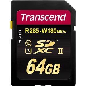 Transcend Premium 700S SDXC karta 64 GB Class 10, UHS-II, UHS-Class 3, v90 Video Speed Class