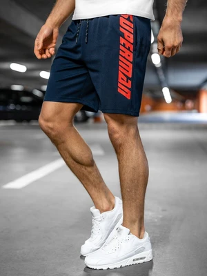 Pantaloni scurți de training bleumarin Bolf KS2595