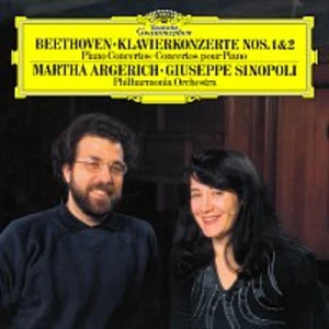 Martha Argerich, Philharmonia Orchestra, Giuseppe Sinopoli – Beethoven: Piano Concertos No.1, Op.15 & No.2, Op.19 LP