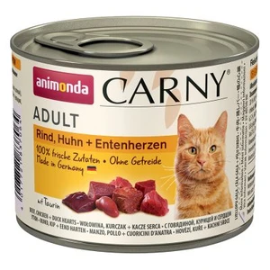 Animonda Carny Cat Hovädzie / Kurča / Kačacie srdce - 200g