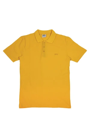 Slazenger Salvator Plus Size Men's Polo T-shirt Mustard