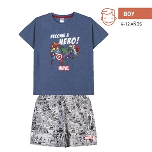 SHORT PYJAMAS SINGLE JERSEY POINT MARVEL