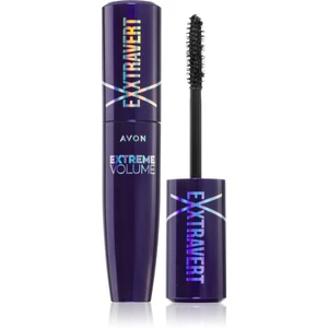 Avon Exxtravert Extreme Volume vodeodolná predlžujúca riasenka pre extra objem odtieň Brown Black 9,5 ml