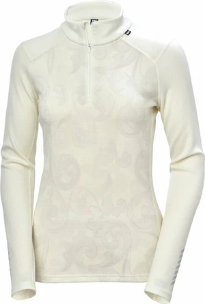 Helly Hansen W Lifa Merino Midweight 2-in-1 Graphic Half-zip Off White Rosemaling XS Bielizna termiczna