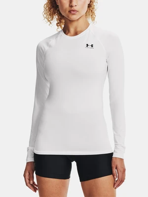 Under Armour UA HG Authentics Comp LS Triko Bílá