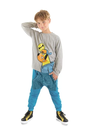 Denokids Bone Dog Boy's T-shirt Trousers Set