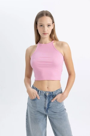 DEFACTO Cool Fitted Ribbed Camisole Basic Tank Top