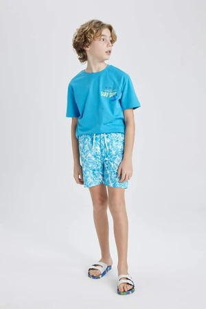 DEFACTO Boy's Patterned Swim Shorts