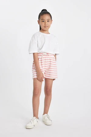 DEFACTO Girl's Striped Shorts