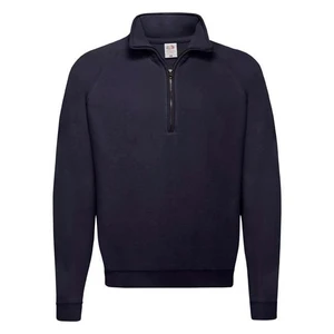 Granatowa bluza męska Zip Neck Sweat Fruit of the Loom