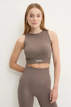 Top Max Mara Leisure dámský, hnědá barva, 2426366208600