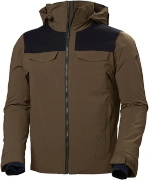 Helly Hansen Jackson Bark Brown 2XL Kurtka narciarska