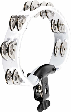 Meinl HTMT2WH Headliner Series Mountable ABS Tambourine Pandereta con sistema de sujeción