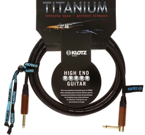 Klotz TIW0600PR Titanium Walnut 6 m Recto - Acodado Cable de instrumento