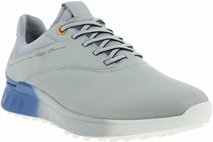 Ecco S-Three Mens Golf Shoes Concrete/Retro Blue/Concrete 41 Calzado de golf para hombres
