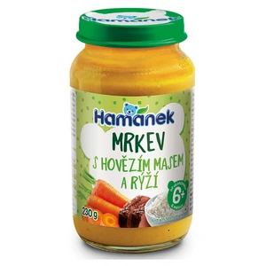 HAMÁNEK Mrkva s hovädzím mäsom a ryžou 230 g