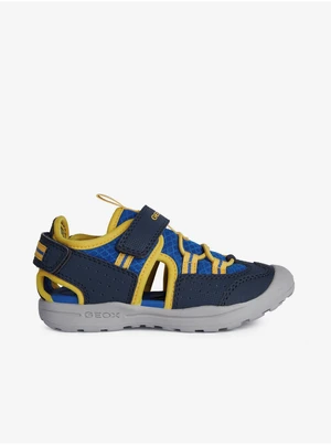 Yellow-Blue Boys Sandals Geox Vaniett Boy - Boys