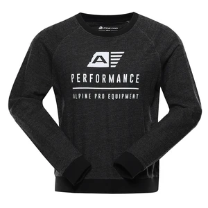 Women's cotton sweatshirt ALPINE PRO TERRA black