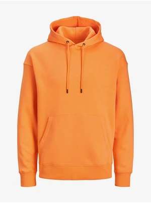 Jack & Jones Star Orange Mens Basic Hoodie - Men