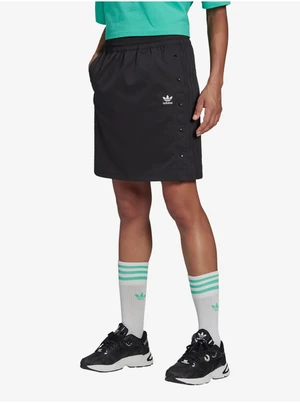 Black Button-Down Skirt adidas Originals - Women