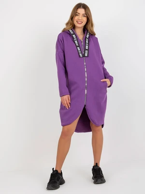 Women's Long Hoodie - purple