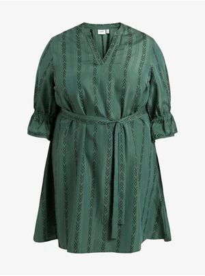 Dark green women patterned dress VILA Etna - Women