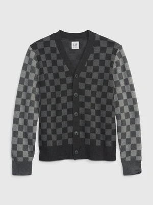 GAP Kids cardigan chessboard - Boys