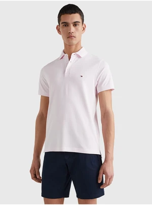 Light pink mens polo shirt Tommy Hilfiger 1985 Slim Polo - Men