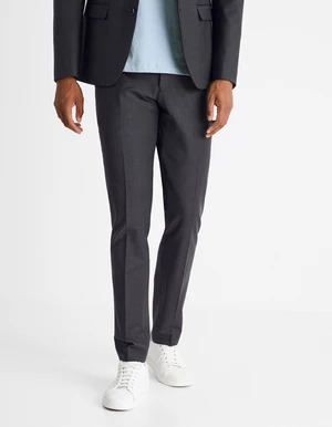 Dark grey men's formal trousers Celio Colexus