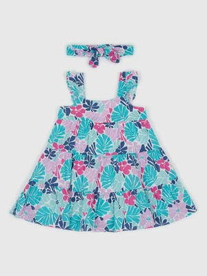 GAP Baby floral dress with headband - Girls