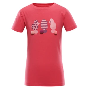 Children's T-shirt nax NAX POLEFO raspberry