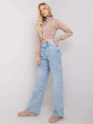 Light blue straight jeans by Caroline RUE PARIS