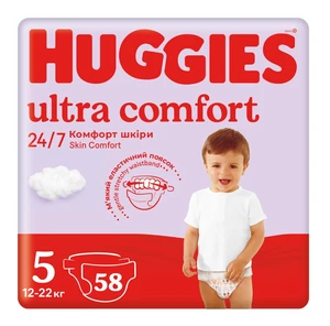 Huggies Ultra Comfort Mega vel. 5 11-25 kg dětské plenky 58 ks