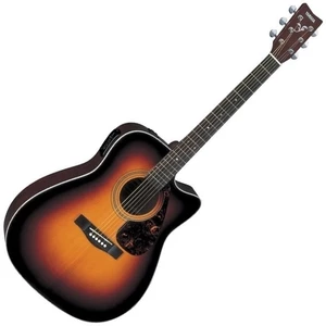 Yamaha FX370C-TBS Tabacco Brown Sunburst Chitară electro-acustică Dreadnought