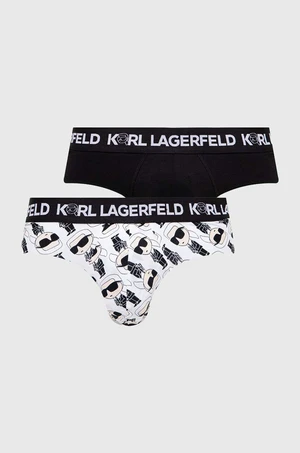 Spodní prádlo Karl Lagerfeld 3-pack pánské, černá barva