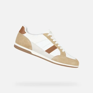 White men's sneakers Geox Renan - Men's