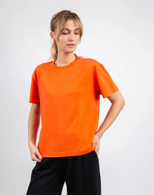 Organic Basics True Heavy Boxy Tee Tangerine L