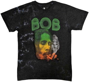 Bob Marley Tričko Smoke Gradient Unisex Dip-Dye on Grey L